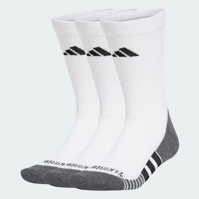 adidas Gym & Training Bộ 3 Đôi Tất Cổ Trung Lót Đệm Chuyên Dụng CLIMACOOL Unisex trắng JD9575