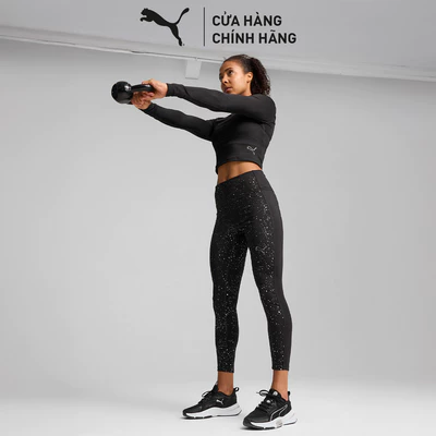 Quần Dài Tập Luyện PUMA Nữ INTERGALACTIC HW 7/8 TIGHT Black Màu Đen