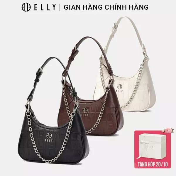 Túi xách nữ thời trang ELLY EL343 túi đeo chéo đeo vai xách tay da tổng hợp cao cấp