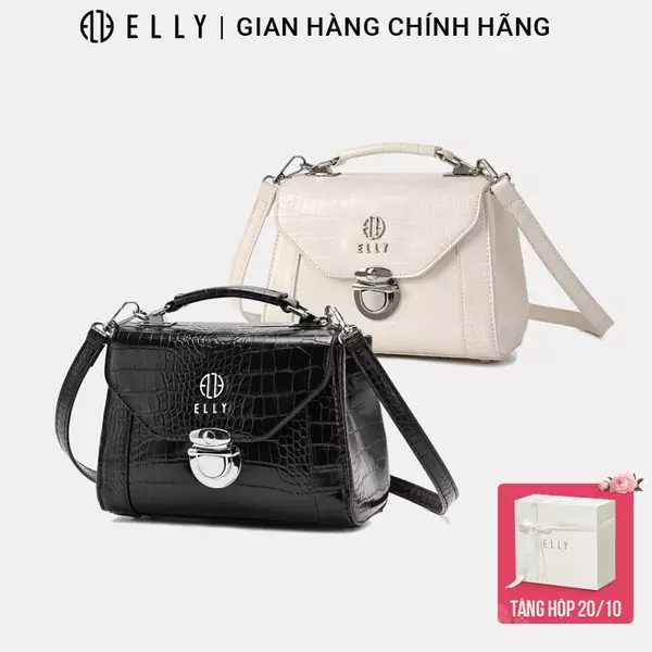Túi xách nữ cao cấp ELLY EL384 túi đeo chéo đeo vai xách tay thời trang thanh lịch đi làm