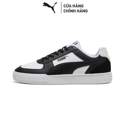 Giày Thời Trang PUMA Unisex Caven Mix White-Black Màu Trắng