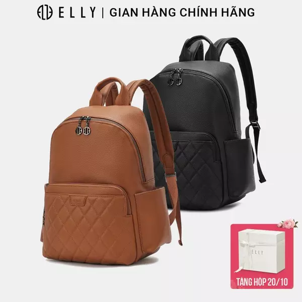 Balo nữ thời trang ELLY EBH79 da tổng hợp cao cấp balo đi làm đi học