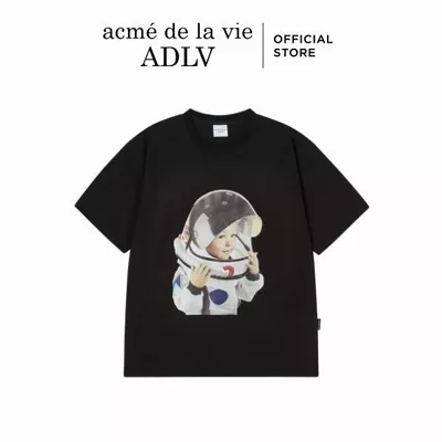 Áo Thun ADLV Baby Face Space Suit Boy Màu Đen (Domestic Duty Free Exclusive) - Hàng Chính Hãng