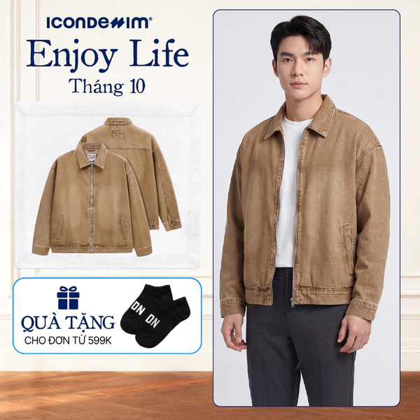 Áo Khoác Nam ICONDENIM Duskpath Form Loose AKID0263