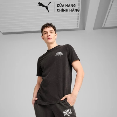 Áo Thun Thời Trang PUMA Nam Class Washed Black Màu Đen