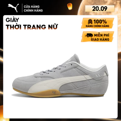 Giày Thời Trang PUMA Nữ Bella Mina Suede Wns Gray Echo-Gum Màu Xám