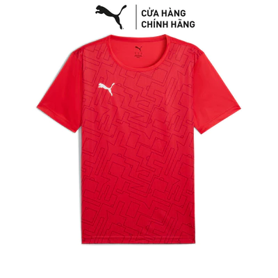 Áo Thun Đá Bóng PUMA Nam indRISE Graphic Jersey Red-White Màu Đỏ