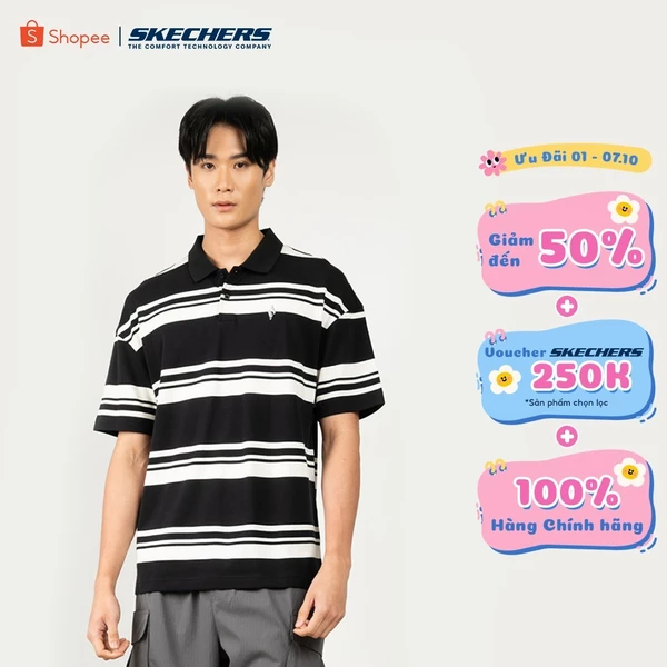 Polo Tee Unisex Skechers Skechers Authentic - Iconic Polo Tee - SL425U413-0018