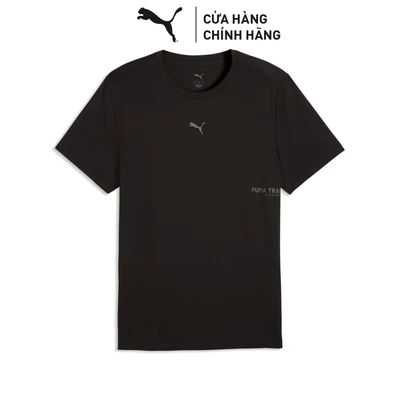 Áo Thun Tập Luyện PUMA Nam M CLOUDSPUN BRANDED TEE Black Màu Đen