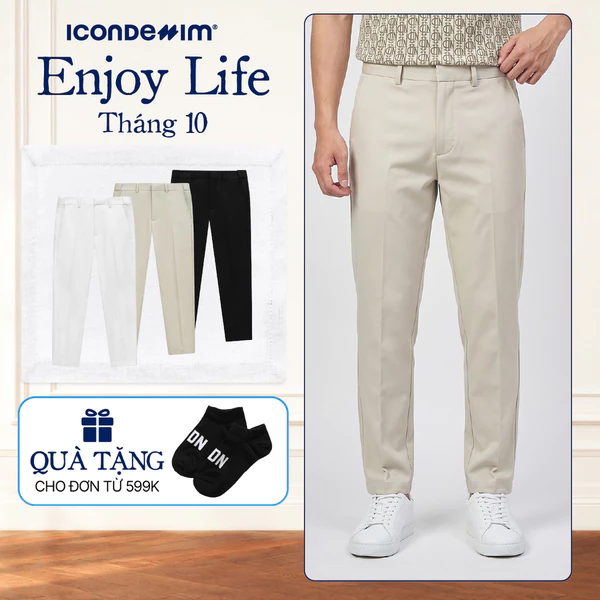 Quần Tây Nam ICONDENIM Zenith Form Slimfit QTID0089