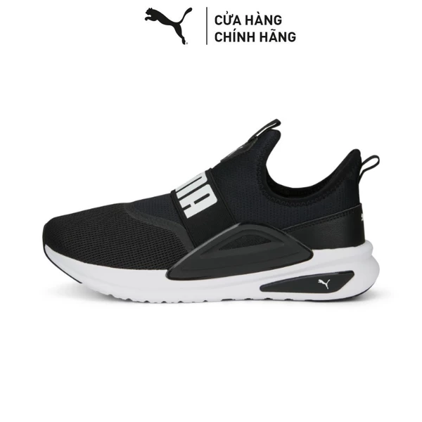 Giày Chạy Bộ PUMA Unisex Softride Enzo Evo Slip-On Black- White Màu Đen