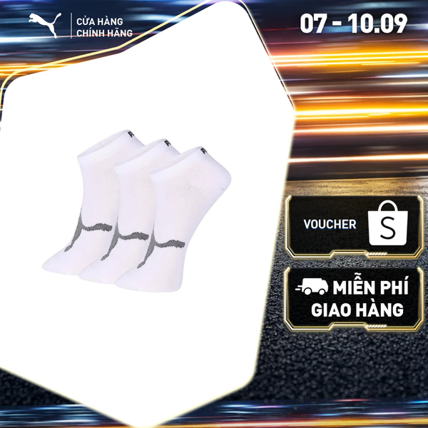 Bộ 3 Đôi Vớ Thời Trang PUMA Unisex Various SNEAKER 3P APAC white Màu Trắng