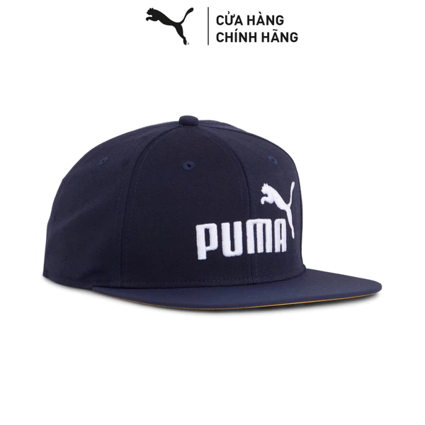 Nón Thể Thao PUMA Unisex ESS NO 1 LOGO Flat Brim Cap Navy Màu Xanh