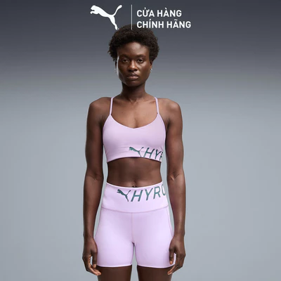 Áo Ngực Thể Thao Tập Luyện PUMA Nữ W HYROX STRAPPY PWRMODE BRA Light Lavender Màu Tím