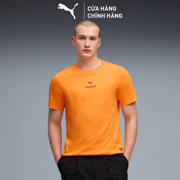 Áo Thun Thể Thao PUMA Nam McLaren Small Logo Tee Papaya Màu Cam