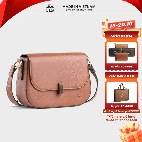 Túi Lata (Thời trang nữ đi chơi size 21 - Túi đeo chéo da 
HN126)