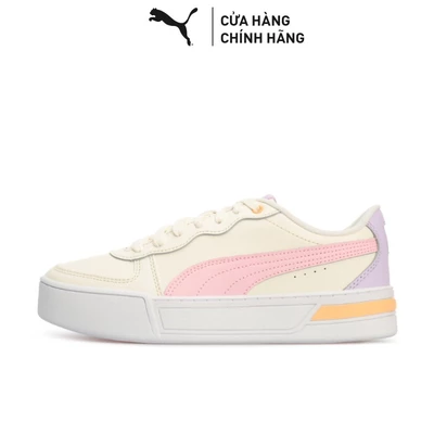Giày Thời Trang PUMA Nữ Skye Whisper White-Pink Lady-Light Màu Trắng