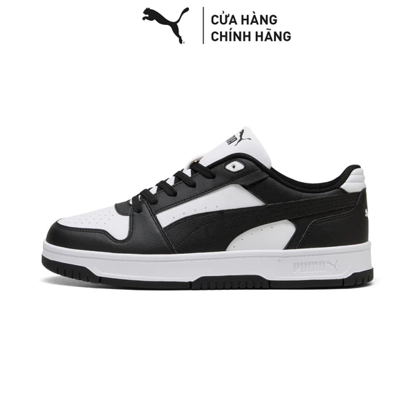 Giày Thể Thao PUMA Unisex Rebound Slam Lo Black-White Màu Đen