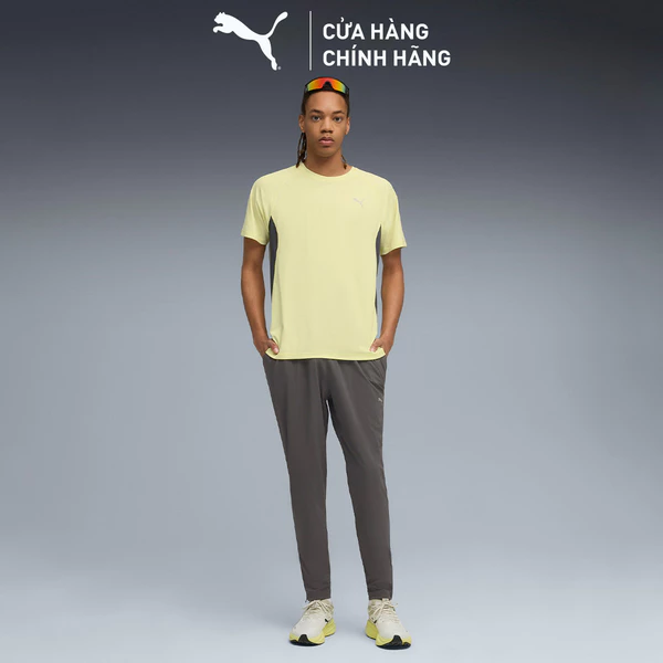 Quần Dài Thể Thao PUMA Nam RUN VELOCITY TAPERED PANT Dusky Gray Màu Xám