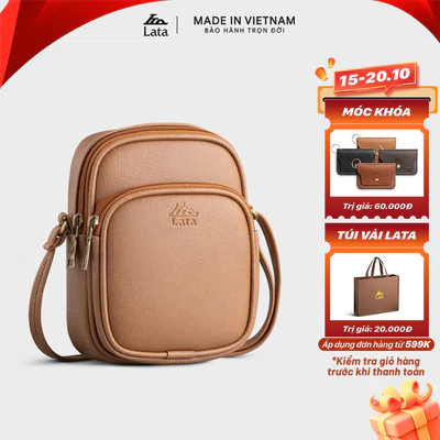 Túi Lata (Thời trang nữ đựng điện thoại mini - Túi đeo chéo da HN117)