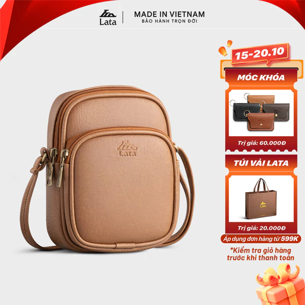 Túi Lata (Thời trang nữ đựng điện thoại mini - Túi đeo chéo da HN117)