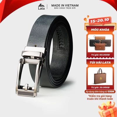 Thắt lưng nam da bò LATA TLT37