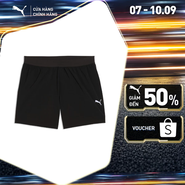 Quần Đùi Thể Thao PUMA Nam M DREAMRUN 5 DryCELL Short Black Màu Đen