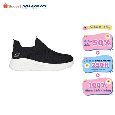 Giày Thể Thao Nữ Skechers BOBS Sport B Flex On Order Thường Ngày - 117325-BLK Memory Foam