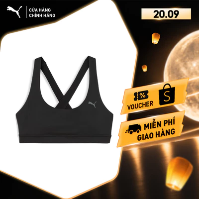 Áo Ngực Thể Thao PUMA Nữ CLOUDSPUN BRA - MID Black Màu Đen