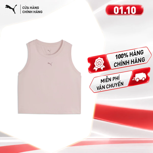 Áo Thun Tập Luyện PUMA Nữ CLOUDSPUN SLEEVELESS TANK Misty Pink Màu Hồng