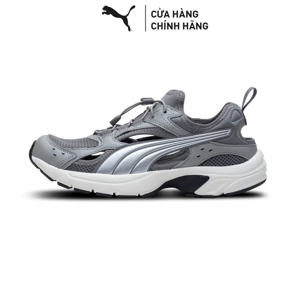 Giày Thể Thao PUMA Unisex Milenio Tech LT Sandal Stormy Slate-Silver-Concrete Gray Màu Xám