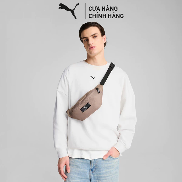 Túi Đeo Chéo PUMA Unisex DECK Waist Bag Totally Taupe Màu Nâu