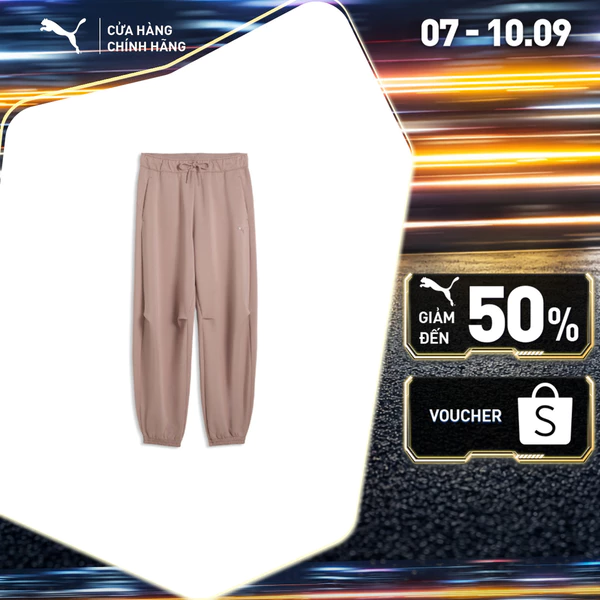 Quần Dài Thời Trang PUMA Nữ PUMATECH SENSE Pants DK cl Sandstone Màu Be
