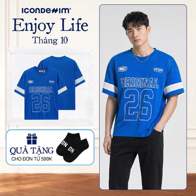 Áo Thun Nam ICONDENIM Seminal Form Boxy ATID0708