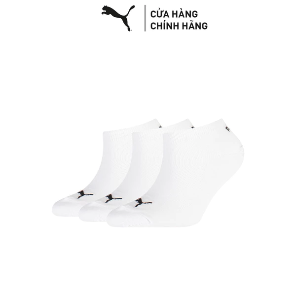 Bộ 3 Đôi Vớ Thể Thao PUMA Unisex U Sneaker 3P white Màu Trắng