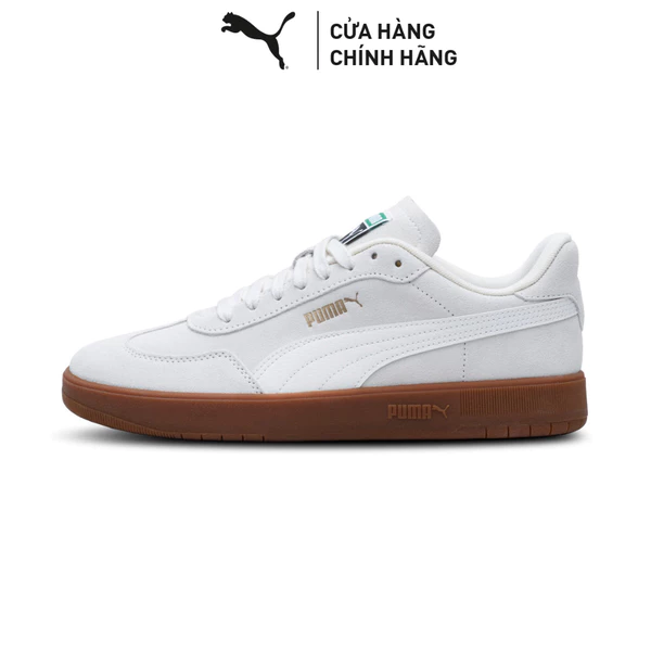 Giày Thể Thao PUMA Unisex Ascenso Suede Warm White-Gold Màu Trắng