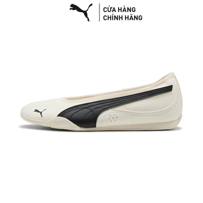Giày Thời Trang PUMA Nữ CATCH SOLEIL BALLERINA Warm White-Black Màu Trắng