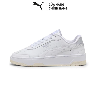 Giày Thời Trang PUMA Nữ CA Match Glossy Wns White-Vibrant Silver Màu Trắng