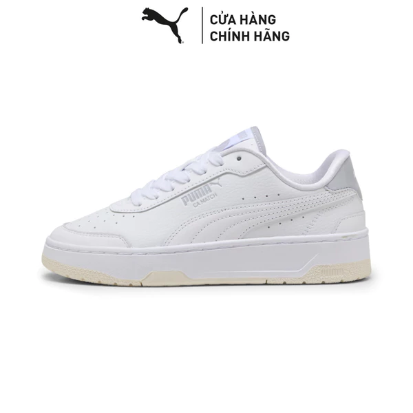 Giày Thời Trang PUMA Nữ CA Match Glossy Wns White-Vibrant Silver Màu Trắng