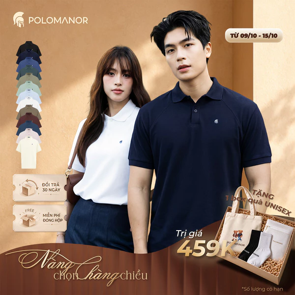 Áo polo nam cao cấp BASIC DIAMOND, POLO QUỐC DÂN vải CVC Diamond, sang trọng - POLOMANOR