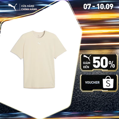 Áo Thun Chạy Bộ PUMA Nam M Run CoolCELL Tee Alpine Snow Màu Trắng