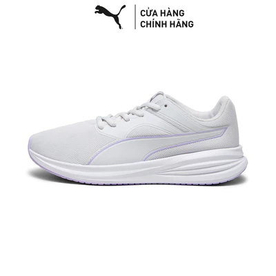 Giày Chạy Bộ PUMA Unisex Transport Feather Gray-Vivid Violet Màu Xám
