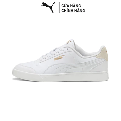 Giày Thể Thao PUMA Unisex Shuffle White-Team Gold Màu Trắng