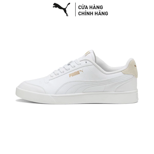 Giày Thể Thao PUMA Unisex Shuffle White-Team Gold Màu Trắng
