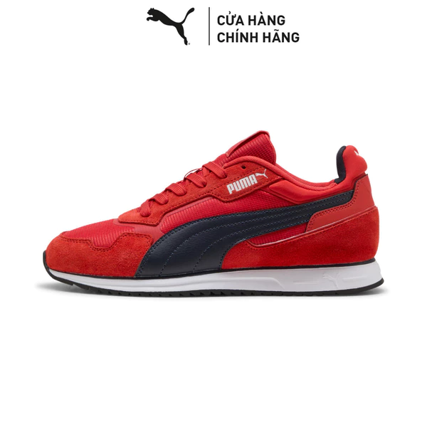 Giày Thể Thao PUMA Unisex SOFTRIDE ST MILER Candy Apple-New Navy-White Màu Đỏ