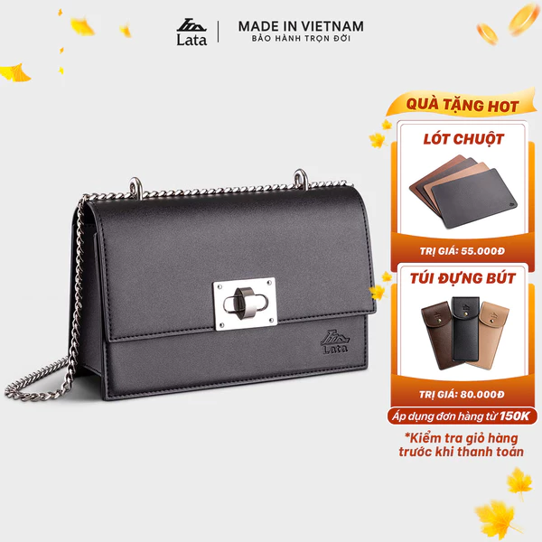 Túi Lata (Thời trang nữ đi chơi size 21- Túi đeo chéo da HN104)