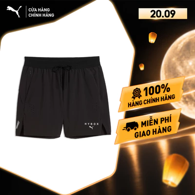 Quần Đùi Thể Thao Tập Luyện PUMA Nam M HYROX PWRMODE 5 SHORT Black Màu Đen