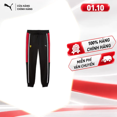 Quần Dài Thể Thao PUMA Nam Ferrari MT7 Track Pant Black Màu Đen