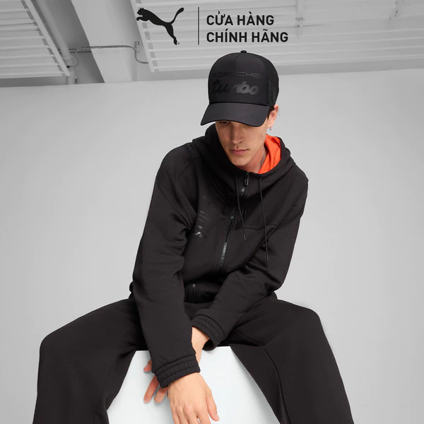 Nón Thể Thao PUMA Unisex PL Trucker Cap Black Màu Đen