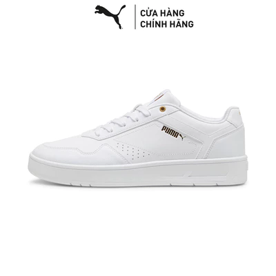 Giày Thể Thao PUMA Unisex Court Classic White-Gold Màu Trắng